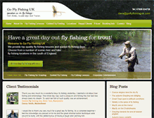 Tablet Screenshot of goflyfishinguk.com